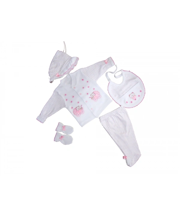 Sema Bebe 5li Set - Açık Pembe 8682476853162