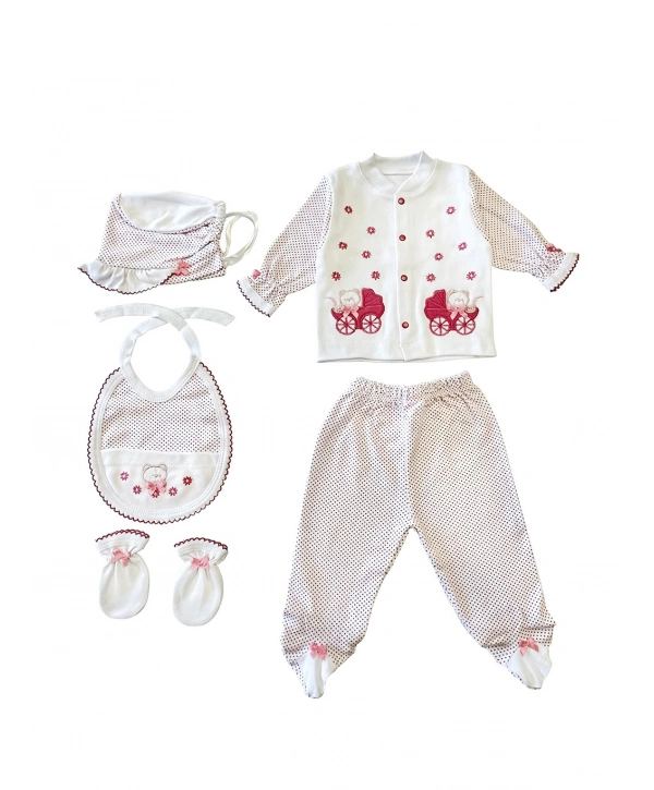 Sema Bebe 5li Set - Pembe