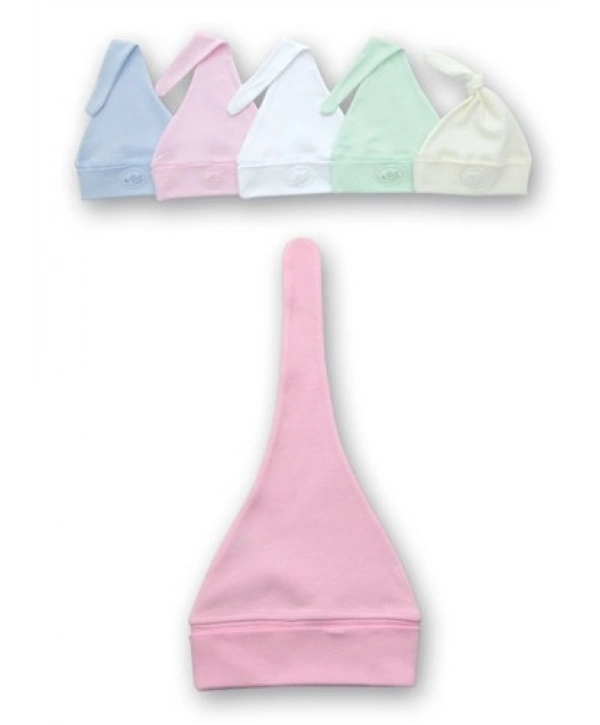 Sevi Bebe Üstten Bağcıklı Şapka (Tül Ambalajda)