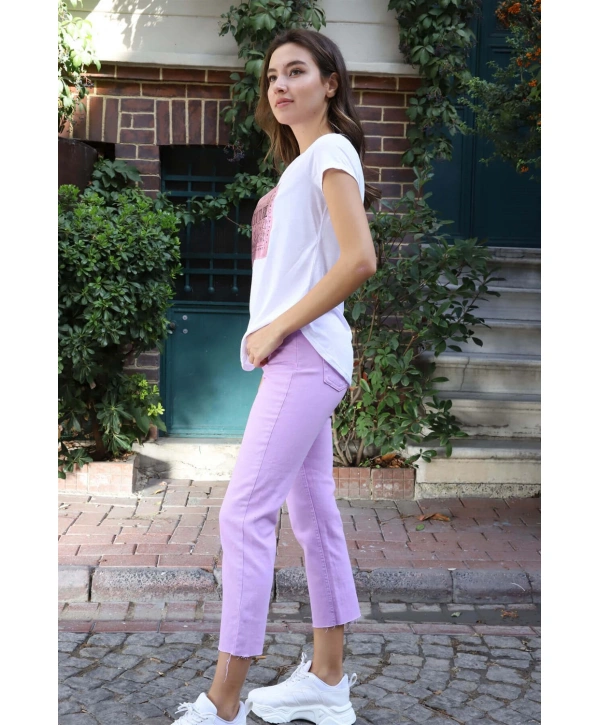 Slim Fit Jeans - LİLA