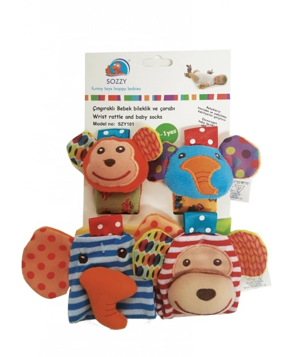 Sozzy Toys Çıngıraklı Çorap ve Bileklik Seti - SZY118