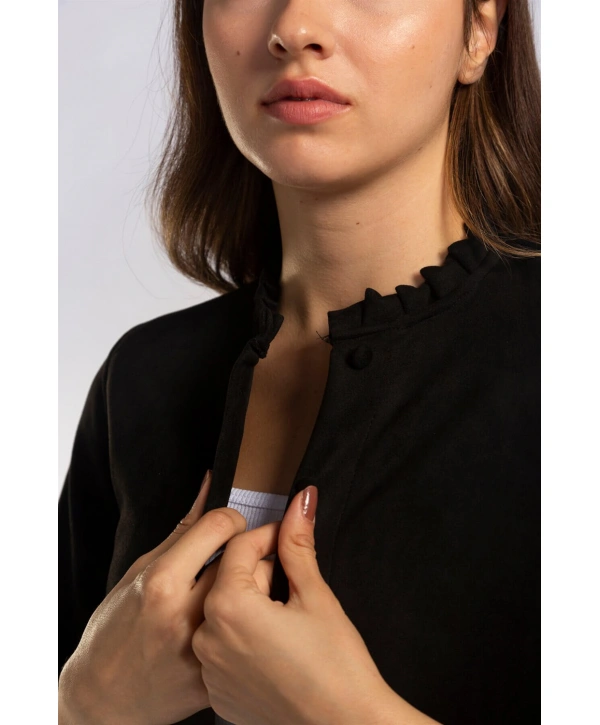 Süet Gömlek-SİYAH