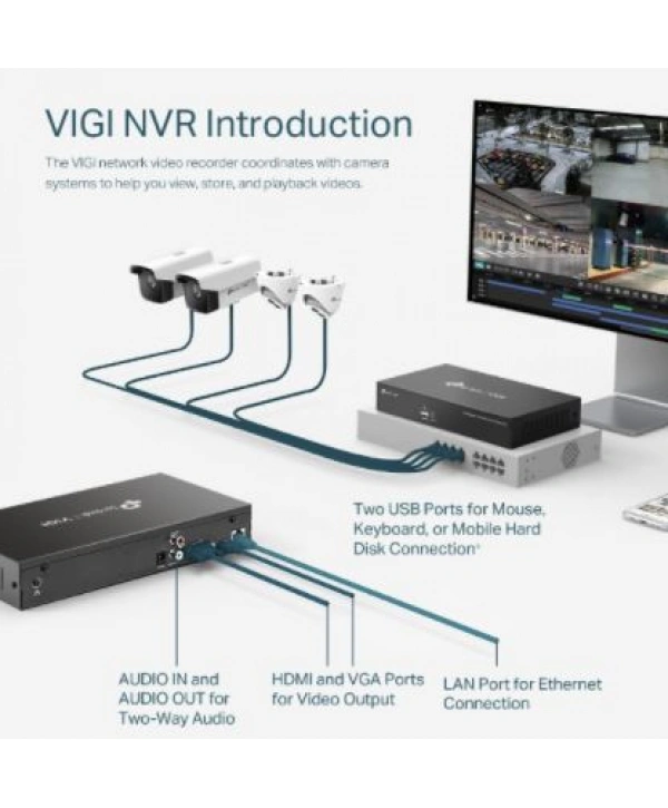 TP-LINK VIGI NVR1016H 16 KANAL KAYIT CİHAZI