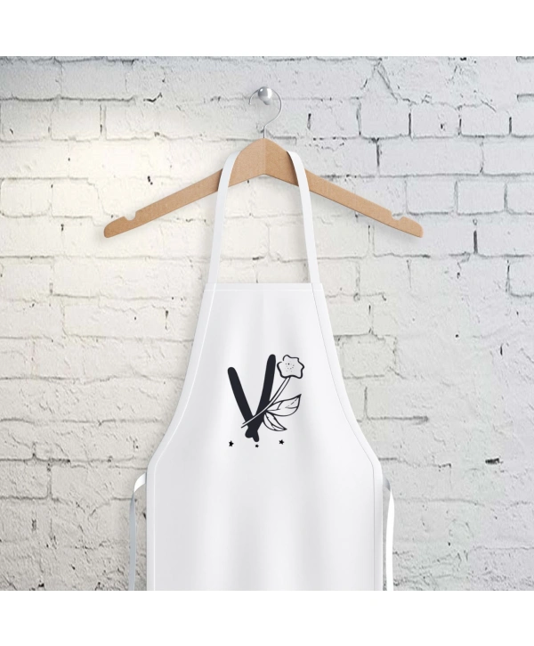 V Harfi Tasarımlı Mutfak Önlüğü