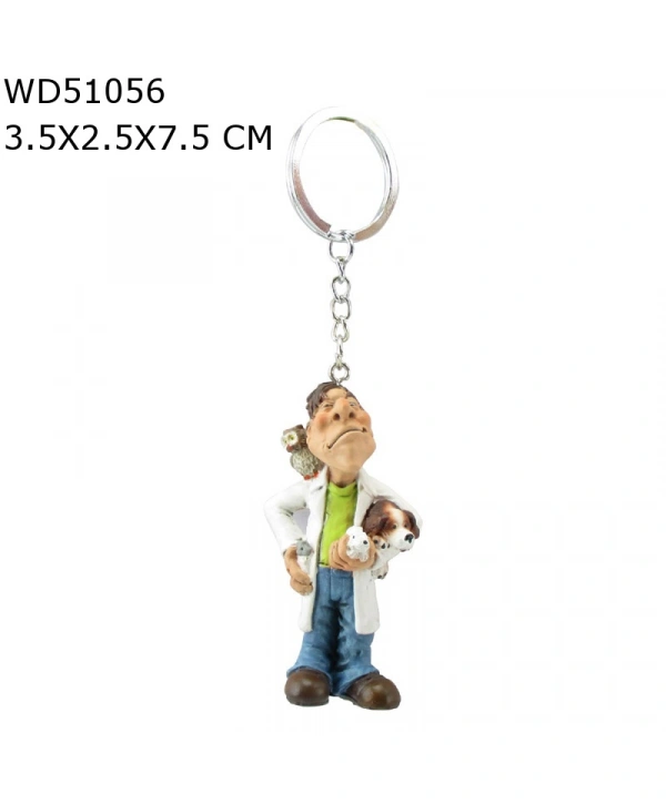 Veteriner Figürlü Biblo Heykel Anahtarlık