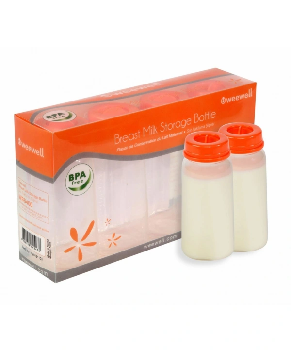 Weewell Süt Saklama Şişesi 4lü - WBS400