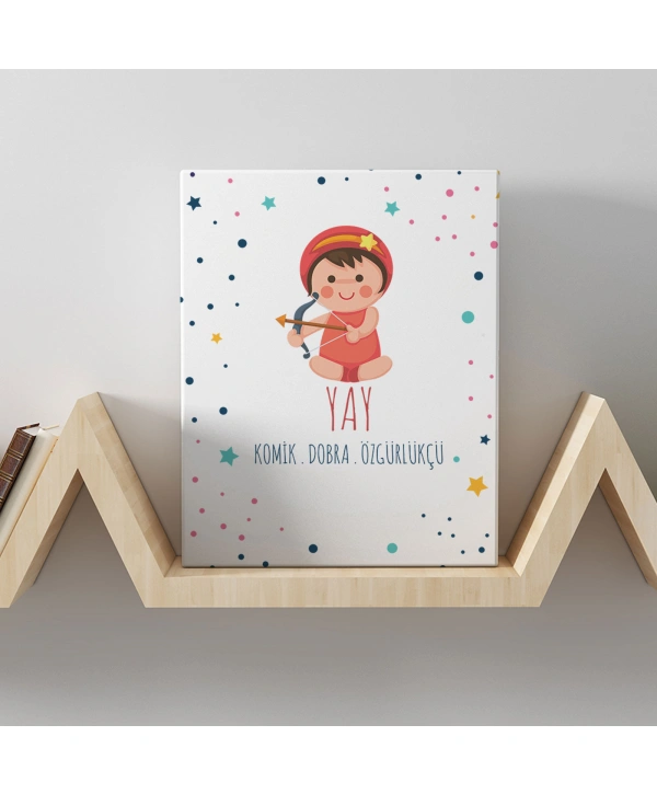 Yay Burcuna Özel Tasarım Kanvas  Tablo