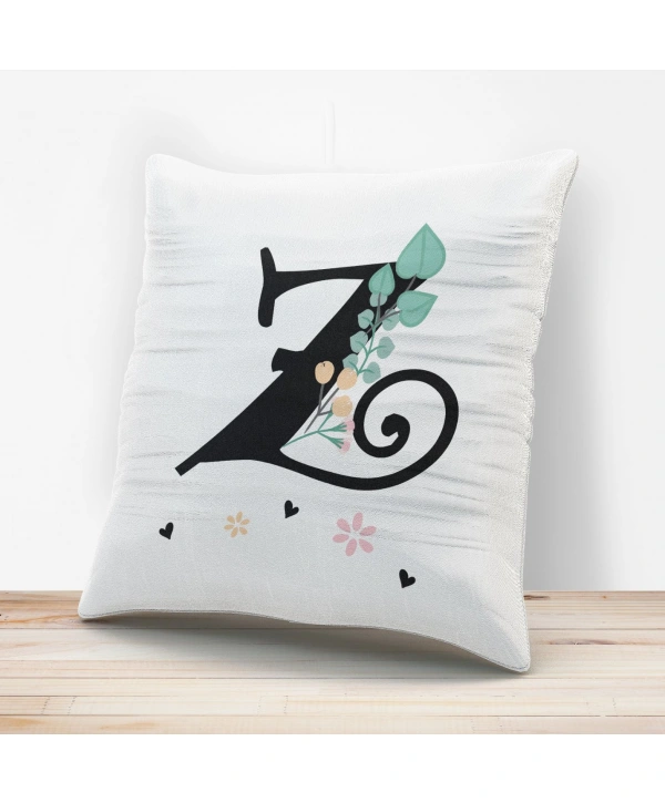Z Harfi Tasarımlı Yastık Kılıfı
