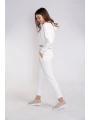 Bel Lastikli Şardonlu İkili Takım-BEYAZ