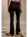 İspanyol Paça Tayt - SİYAH