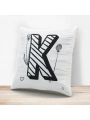 K Harfi Tasarımlı Yastık Kılıfı