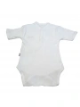 Sema Baby Yarım Kol Kaşkorse Badi (Body) - Beyaz 0-6 Ay