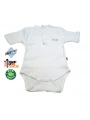 Sema Baby Yarım Kol Kaşkorse Badi (Body) - Beyaz 0-6 Ay