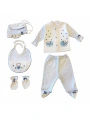 Sema Bebe 5li Premature Puanlı Set - Açık Mavi 8682476853155