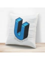U Harfi Tasarımlı Yastık Kılıfı