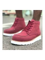 CH047 Süet BT Erkek Bot BORDO