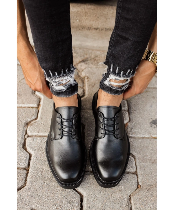 CH001 Fantasya Siyah Taban Erkek Ayakkabı SIYAH