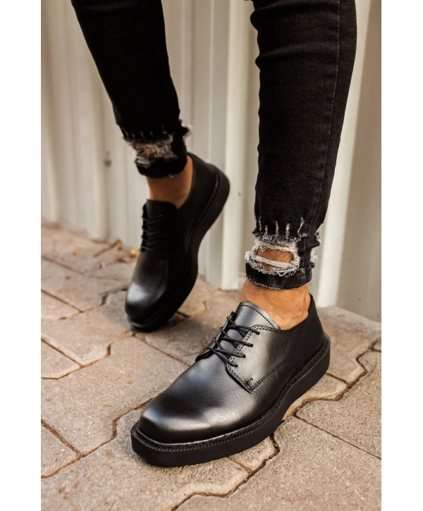 CH001 Fantasya Siyah Taban Erkek Ayakkabı SIYAH