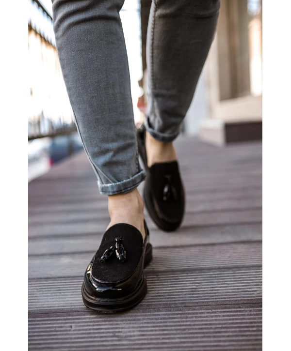 CH002 Rugan ST Erkek Ayakkabı SIYAH