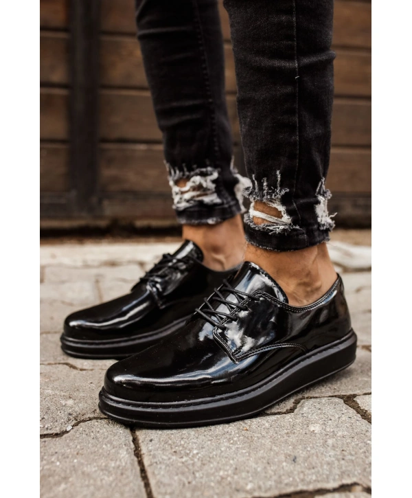 CH003 Rugan ST  Erkek Ayakkabı SIYAH