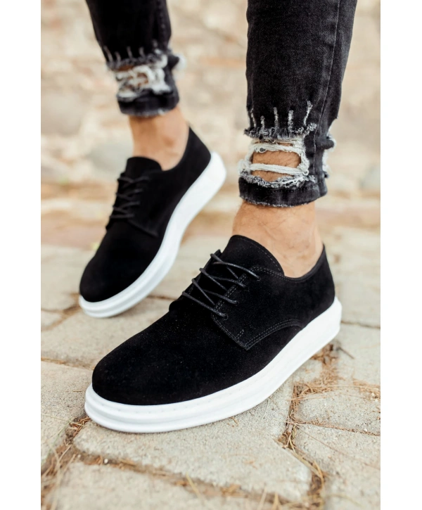 CH003 Süet BT Erkek Ayakkabı SIYAH