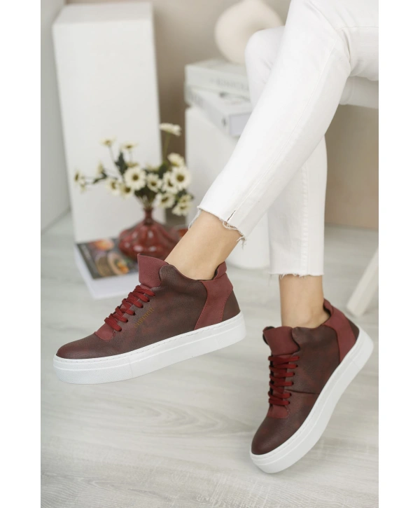 CH004 BT Kadın Ayakkabı BORDO