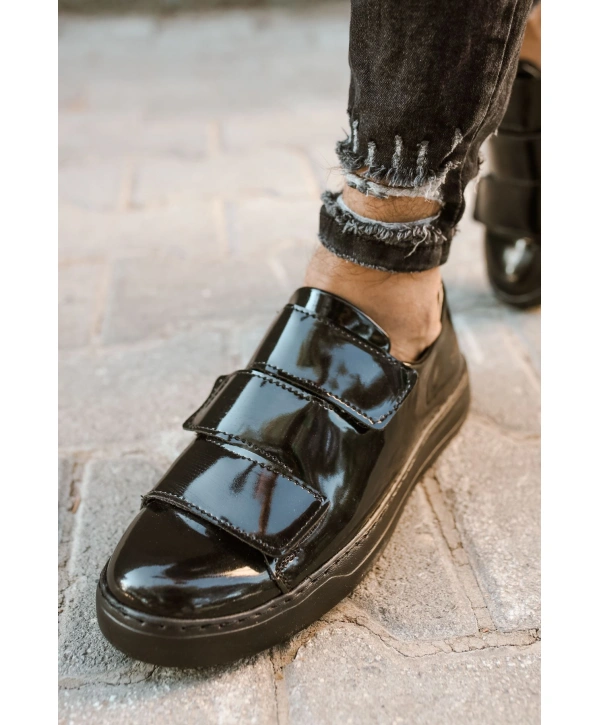 CH007 Rugan ST Erkek Ayakkabı SIYAH