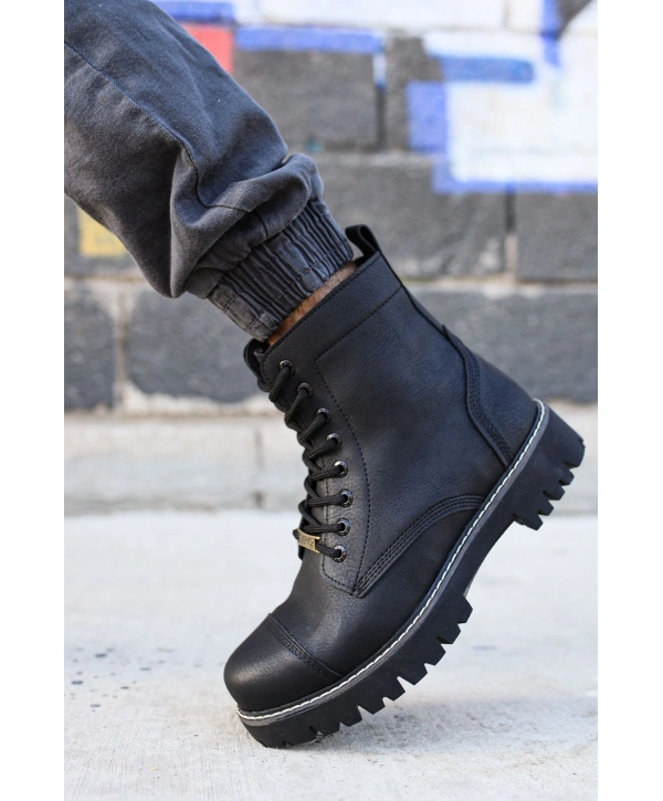 CH009 Mat ST Erkek Bot SIYAH