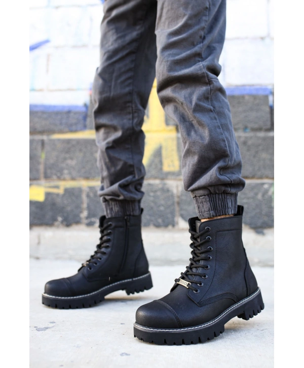 CH009 Mat ST Erkek Bot SIYAH