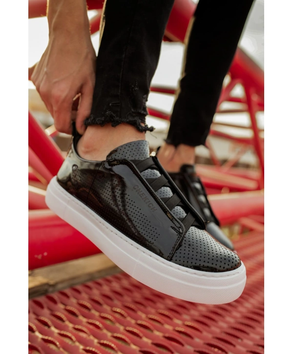 CH011 Rugan BT  Erkek Ayakkabı SIYAH