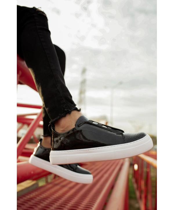 CH011 Rugan BT  Erkek Ayakkabı SIYAH