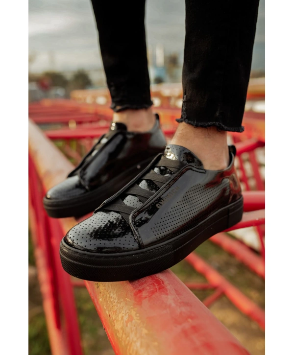 CH011 Rugan ST Erkek Ayakkabı SIYAH