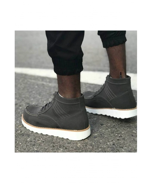 CH047 Süet BT Erkek Bot ANTRASIT