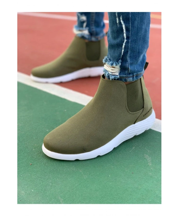 CH049 Süet BT Erkek Bot HAKI