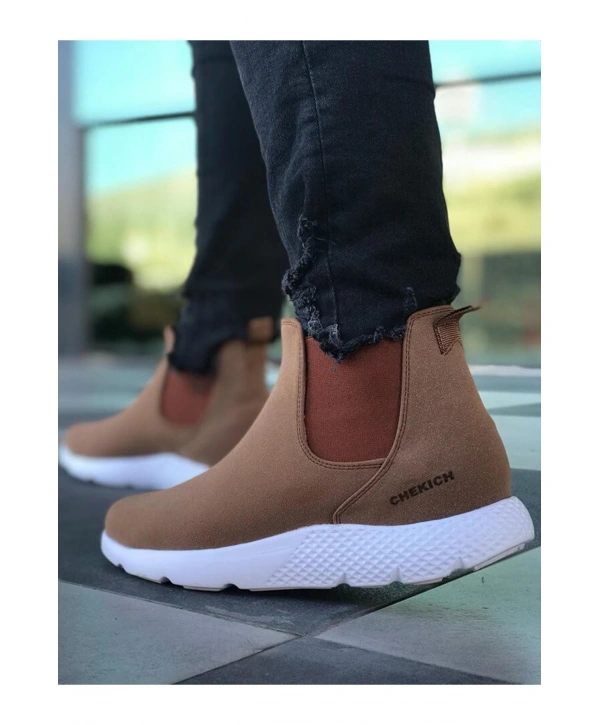 CH049 Süet BT Erkek Bot TABA