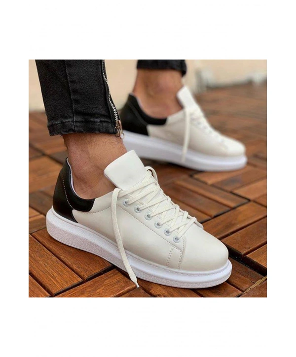 CH256 BT  Erkek Ayakkabı BEYAZ/SİYAH