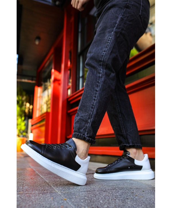 CH256 BT  Erkek Ayakkabı SİYAH/BEYAZ