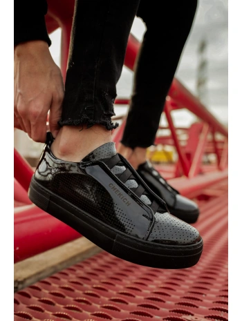 CH011 Rugan ST Erkek Ayakkabı SIYAH