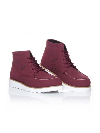 CH047 Süet BT Erkek Bot BORDO