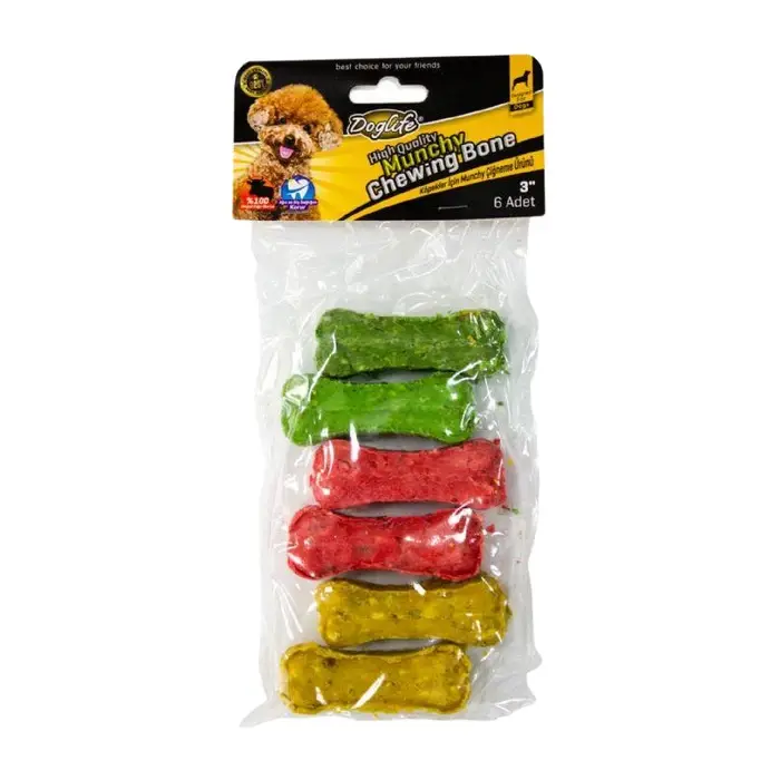 Doglife Munchy Bone Preslenmiş Kemik 6lı 150 Gr