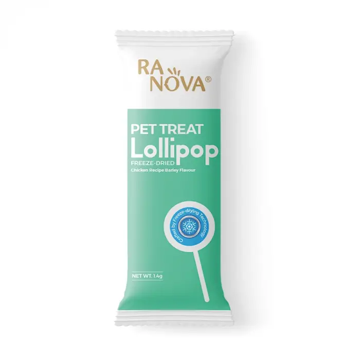 Ranova Arpa Çimli Doğal Kurutulmuş Lolipop Kedi Ödülü 1.4 g