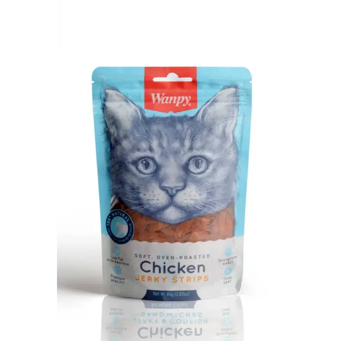 Wanpy Oven Roasted Tavuklu Yumuşak Taneli Kedi Ödül Maması 80 Gr