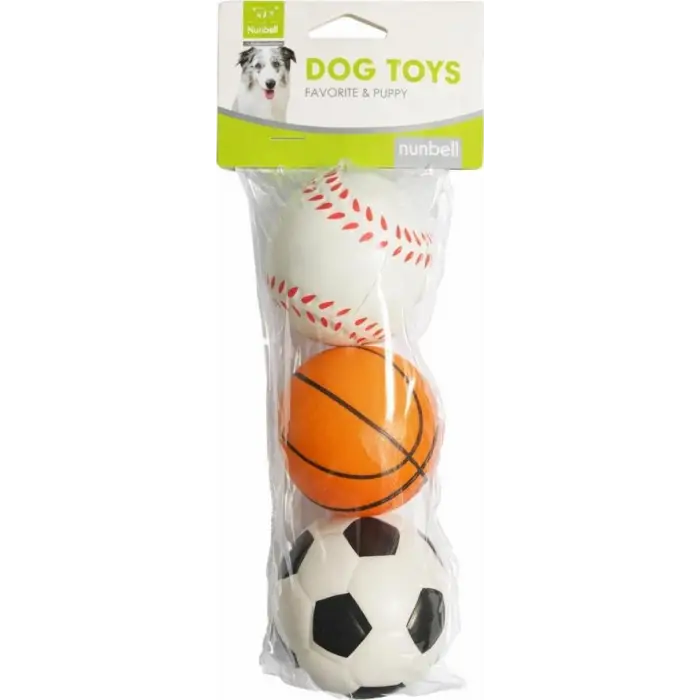 Nunbell Köpek Lateks Top 3lü