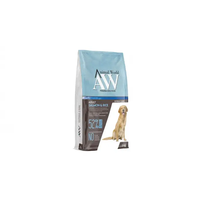 Animal World Somonlu Yetişkin Köpek Maması 3 kg