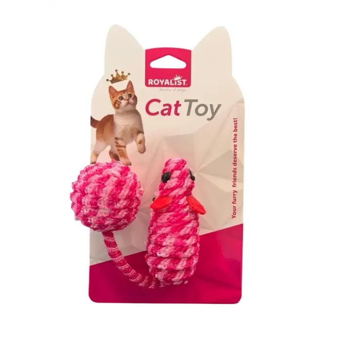 Vetinova Sargılı Top Kuyruklu Fare Kedi Oyuncağı