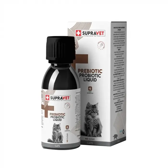 Supravet Kedi Bağışıklık Güçlendirici Sıvı Probiyotik ve Prebiyotik Takviyesi 100 ml