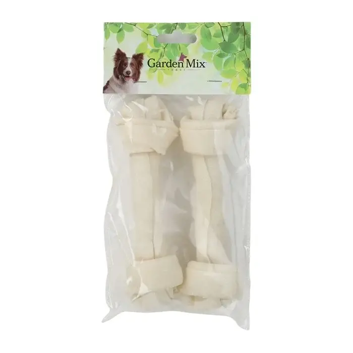 Gardenmix Beyaz Düğümlü Derı Kemık 2lı