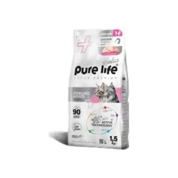 Pure Life Plus Tavuklu Yetişkin Kedi Maması 1,5 Kg