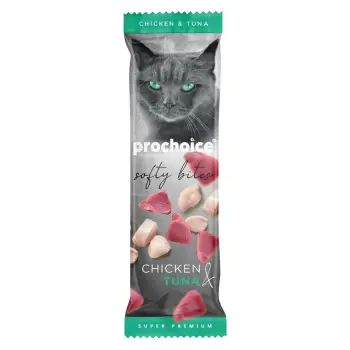 Pro Choice Softy Bites Tavuk & Ton Balığı Yumuşak Kedi Ödülü 10 Gr