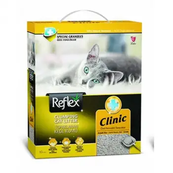Reflex Klinik Özel Tanecik Süper Hızlı Topaklanan Kedi Kumu 6 Lt